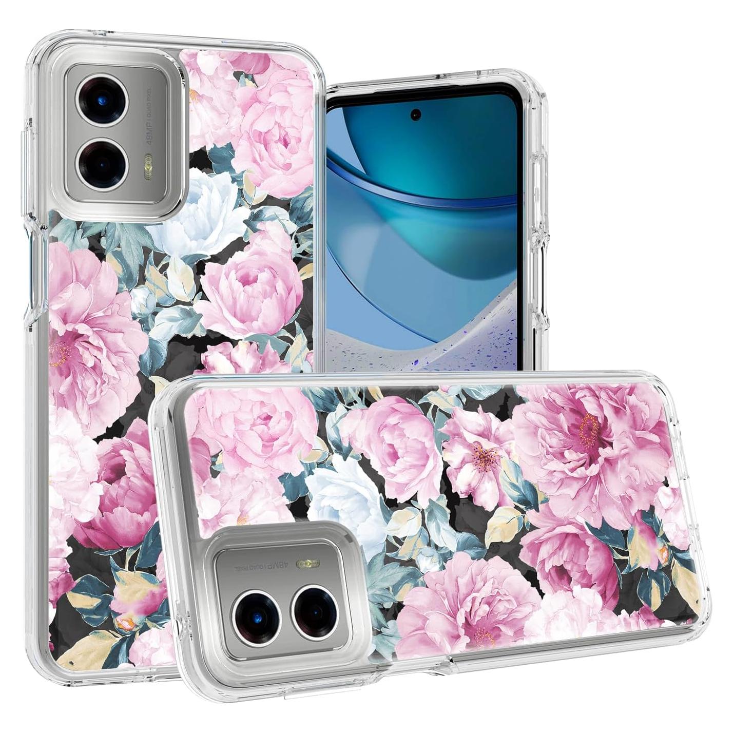 Funda Protectora WZOKA para Motorola Moto G 5G 2023 Rosa