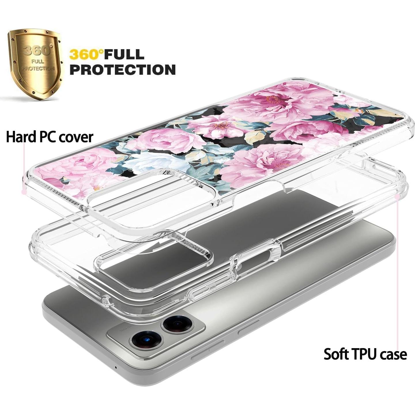 Funda Protectora WZOKA para Motorola Moto G 5G 2023 Rosa