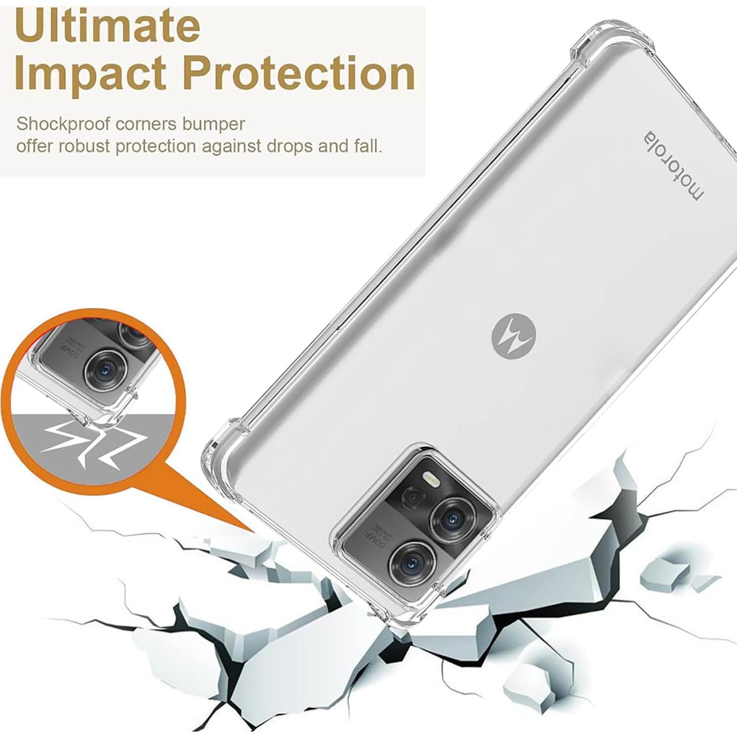 Funda TPU Transparente para Motorola Moto G72 4G XT2255-1