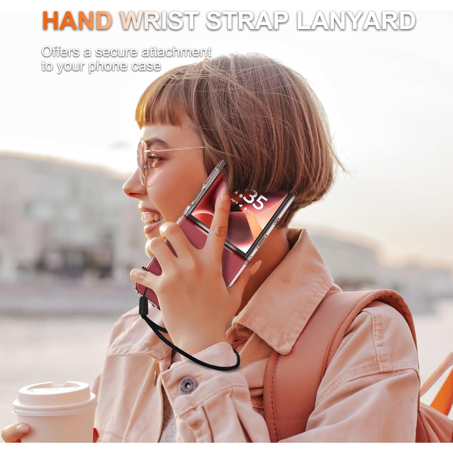 Funda Protectora Dura RMOCR para Motorola Moto Razr Ultra 2025 - Oro Rosa