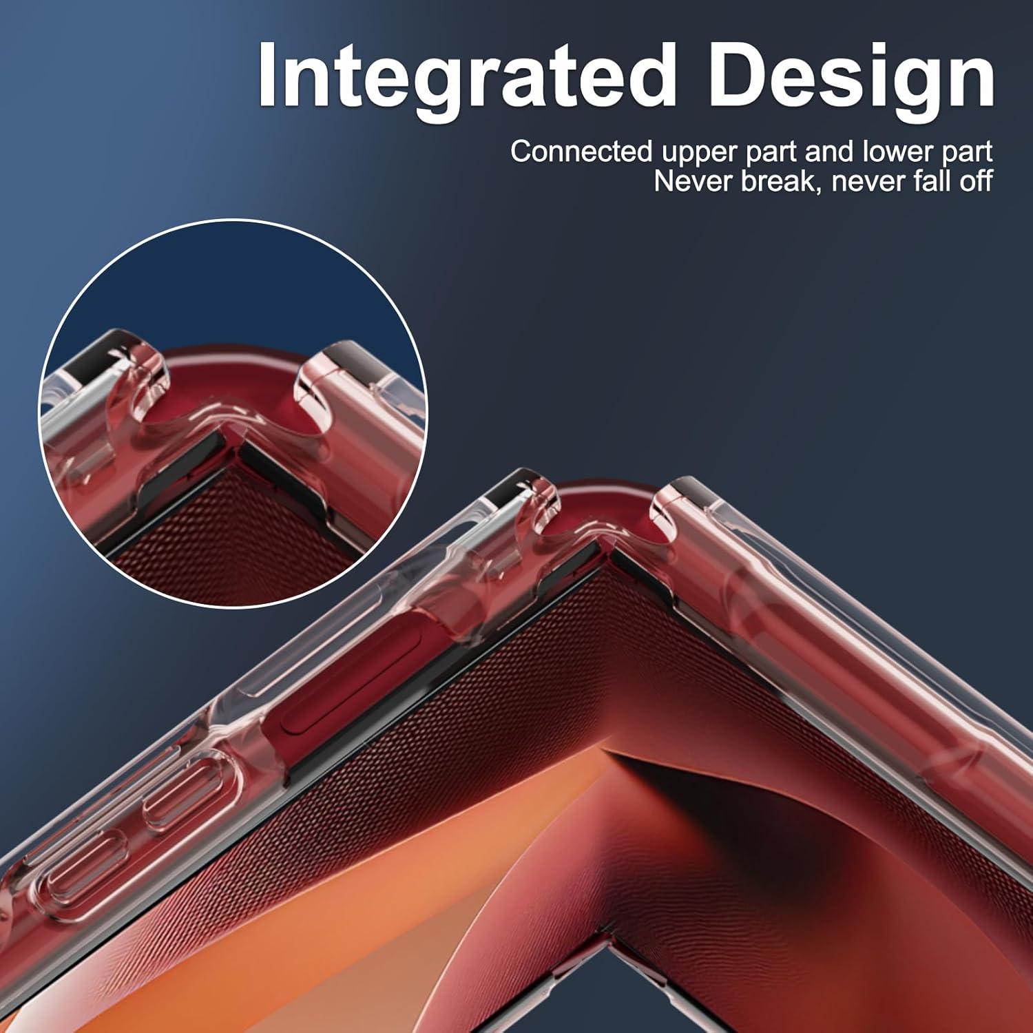 Funda Protectora Dura RMOCR para Motorola Moto Razr Ultra 2025 - Oro Rosa