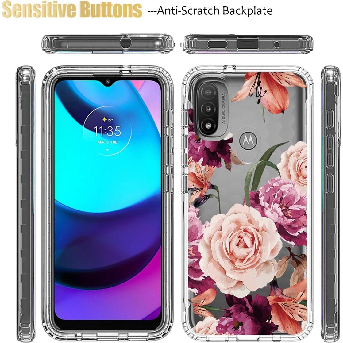 Funda Protectora para Motorola Moto E20/E30/E40 con Protector de Pantalla