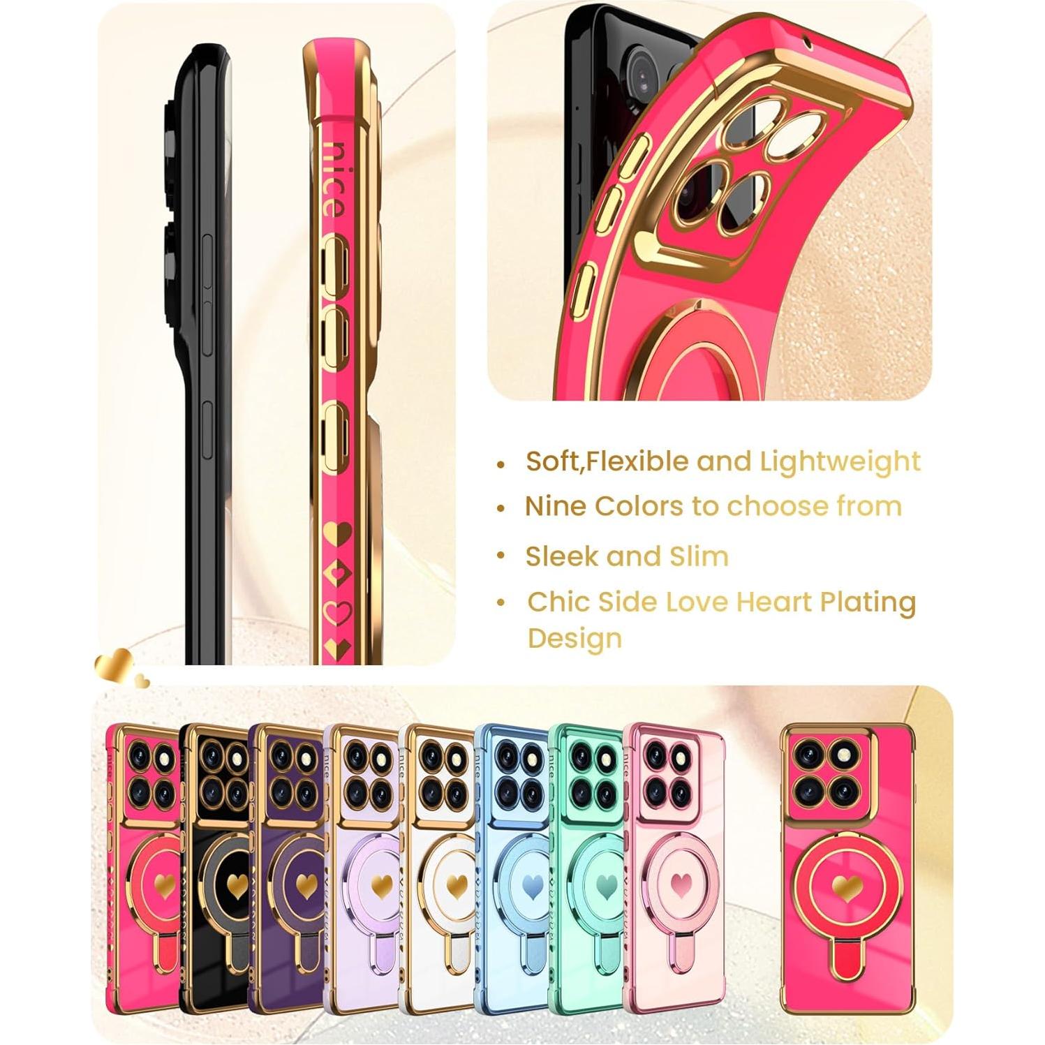 Funda Protectora Rosa Fucsia para Motorola Moto Edge 2025