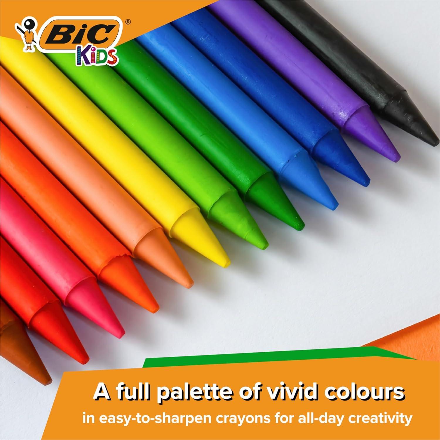 Crayones BIC Kids Plastidecor 24 Colores para Niños