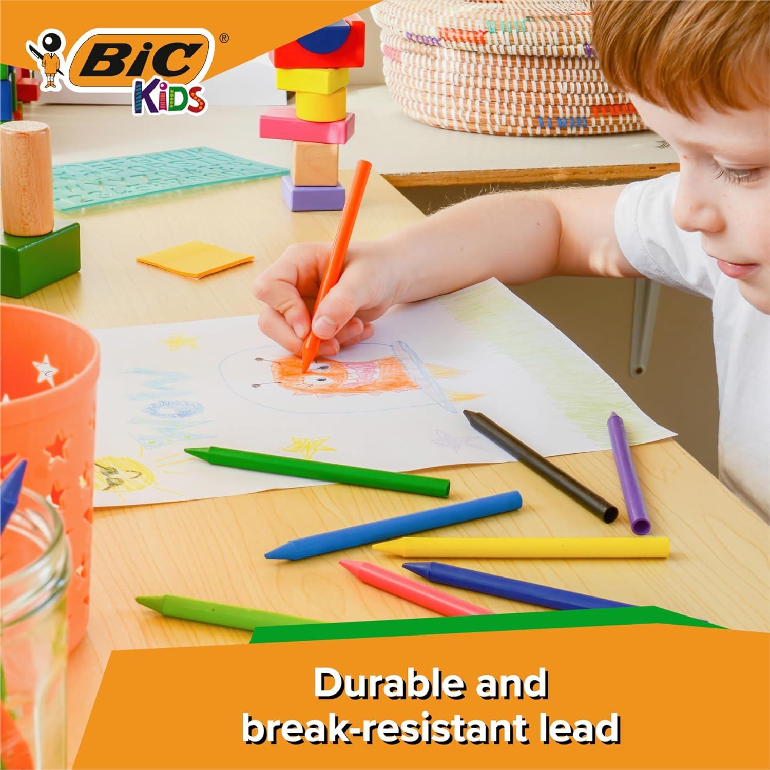 Crayones BIC Kids Plastidecor 24 Colores para Niños