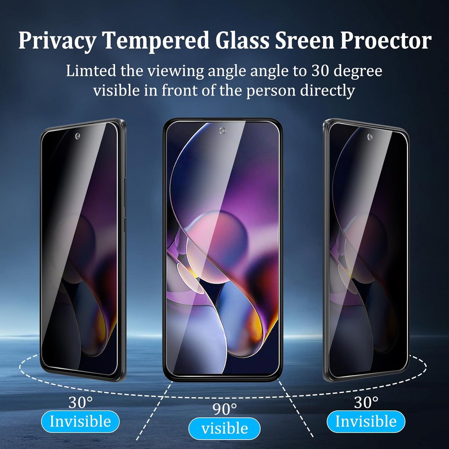 Protector de Pantalla Privado 2PCS CHRINECY para Moto G Stylus 5G 2024