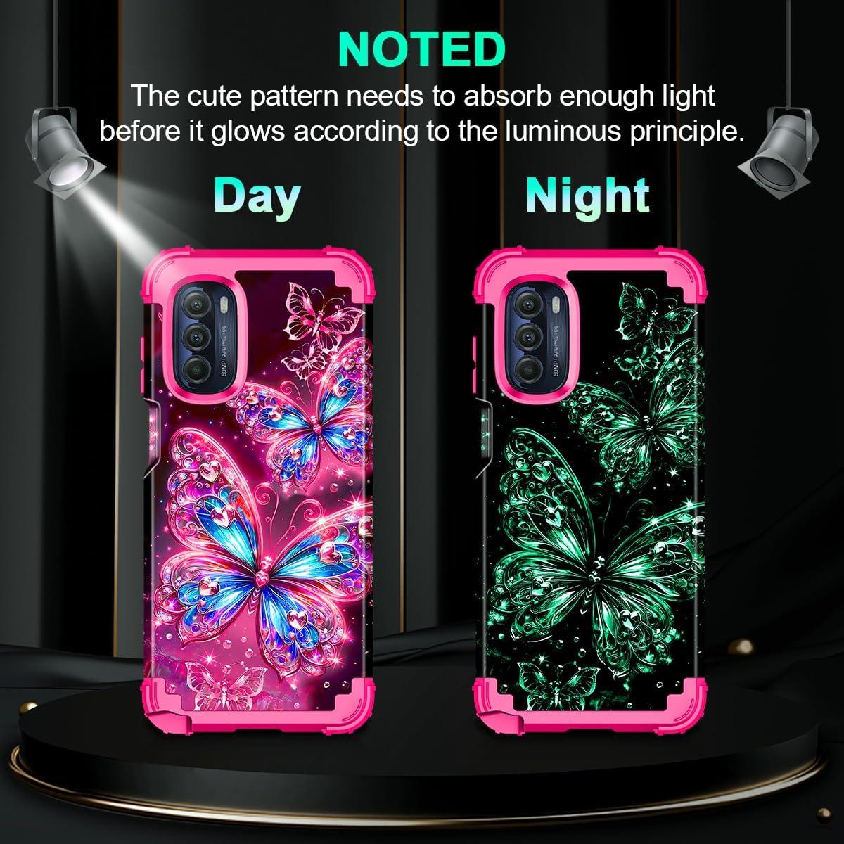 Funda Miqala para Moto G Stylus 2022 5G/4G Rosa Dura