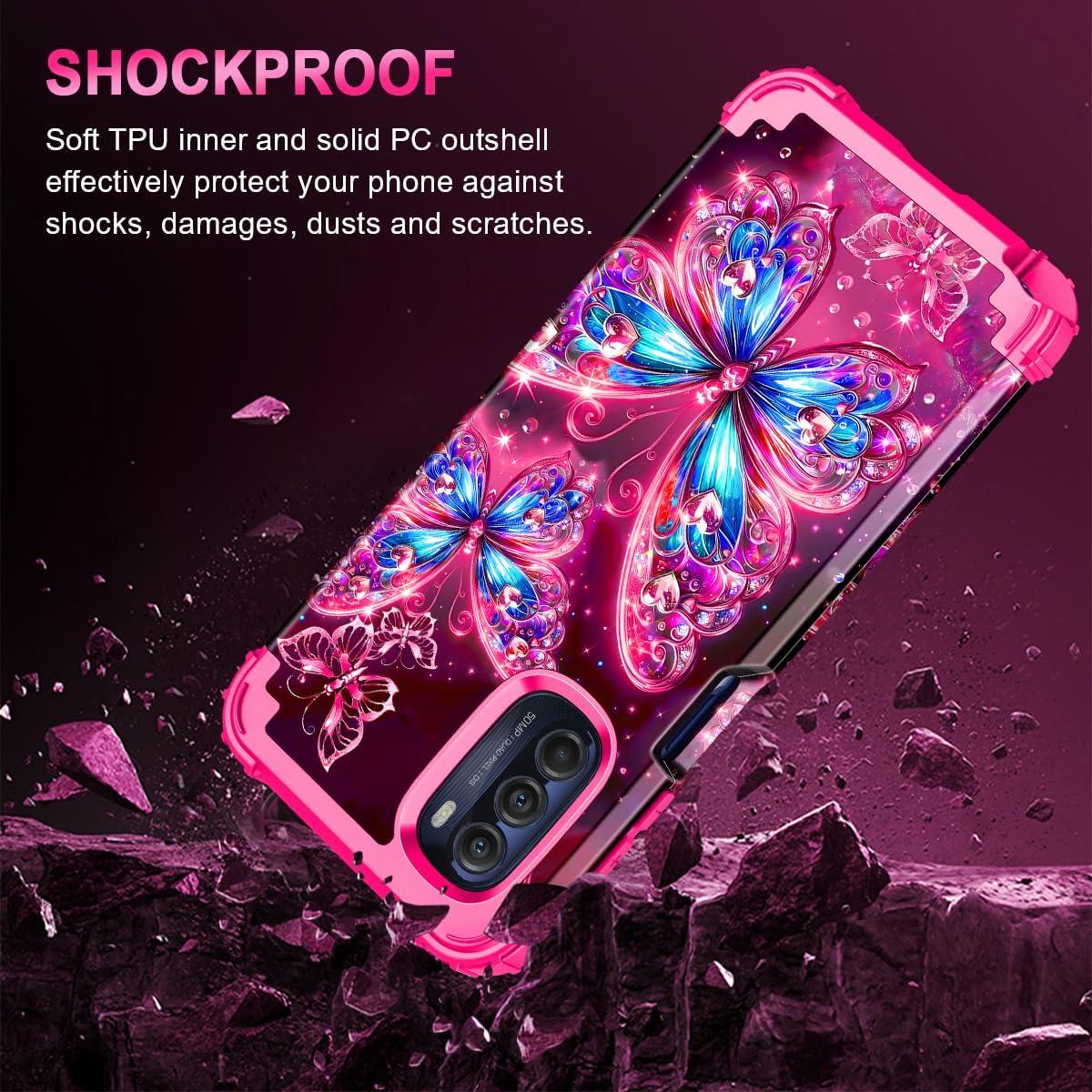 Funda Miqala para Moto G Stylus 2022 5G/4G Rosa Dura