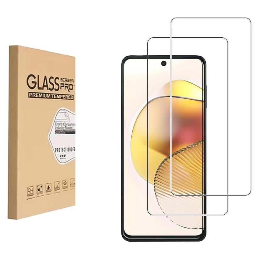 Protector de Pantalla Vidrio Templado Motorola Moto G73 5G - 2 Pcs