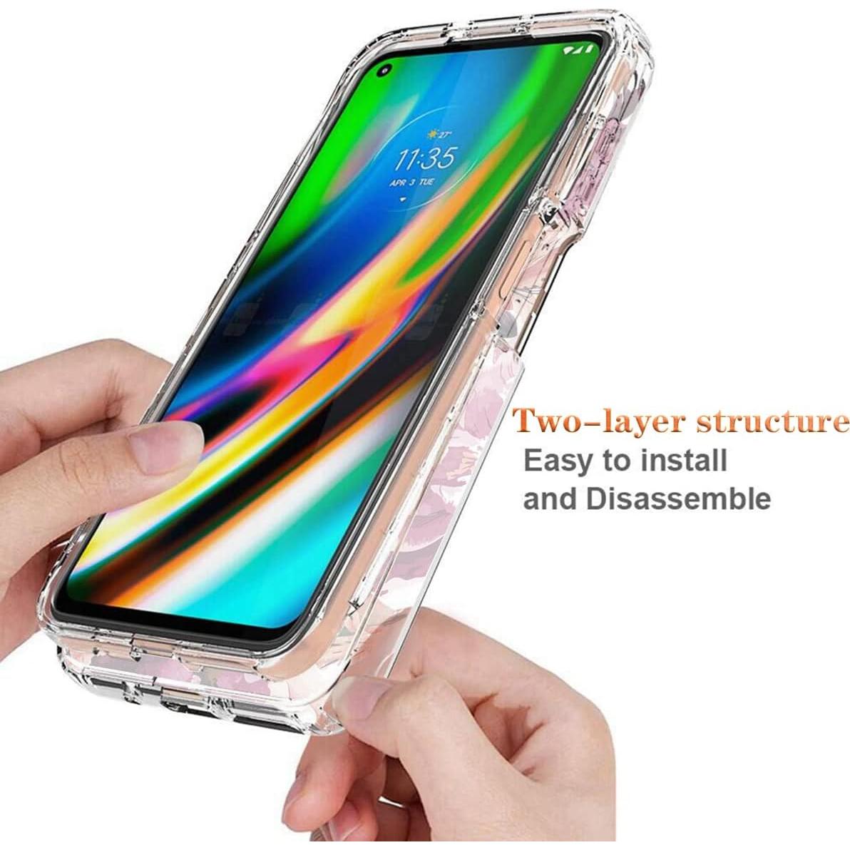 Funda Protectora para Moto G9 Plus Motorola con Protector de Pantalla