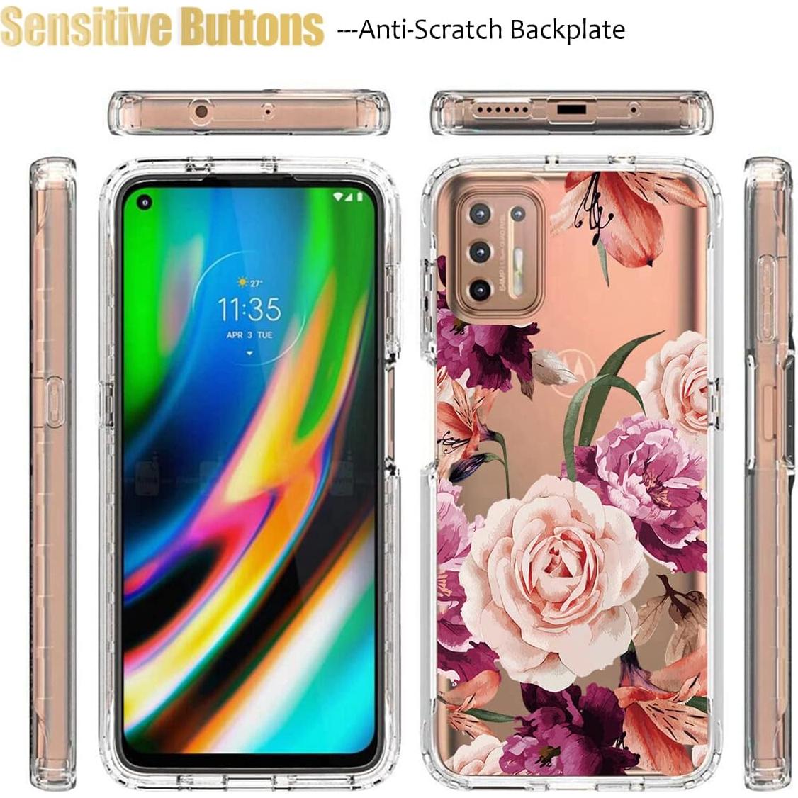 Funda Protectora para Moto G9 Plus Motorola con Protector de Pantalla