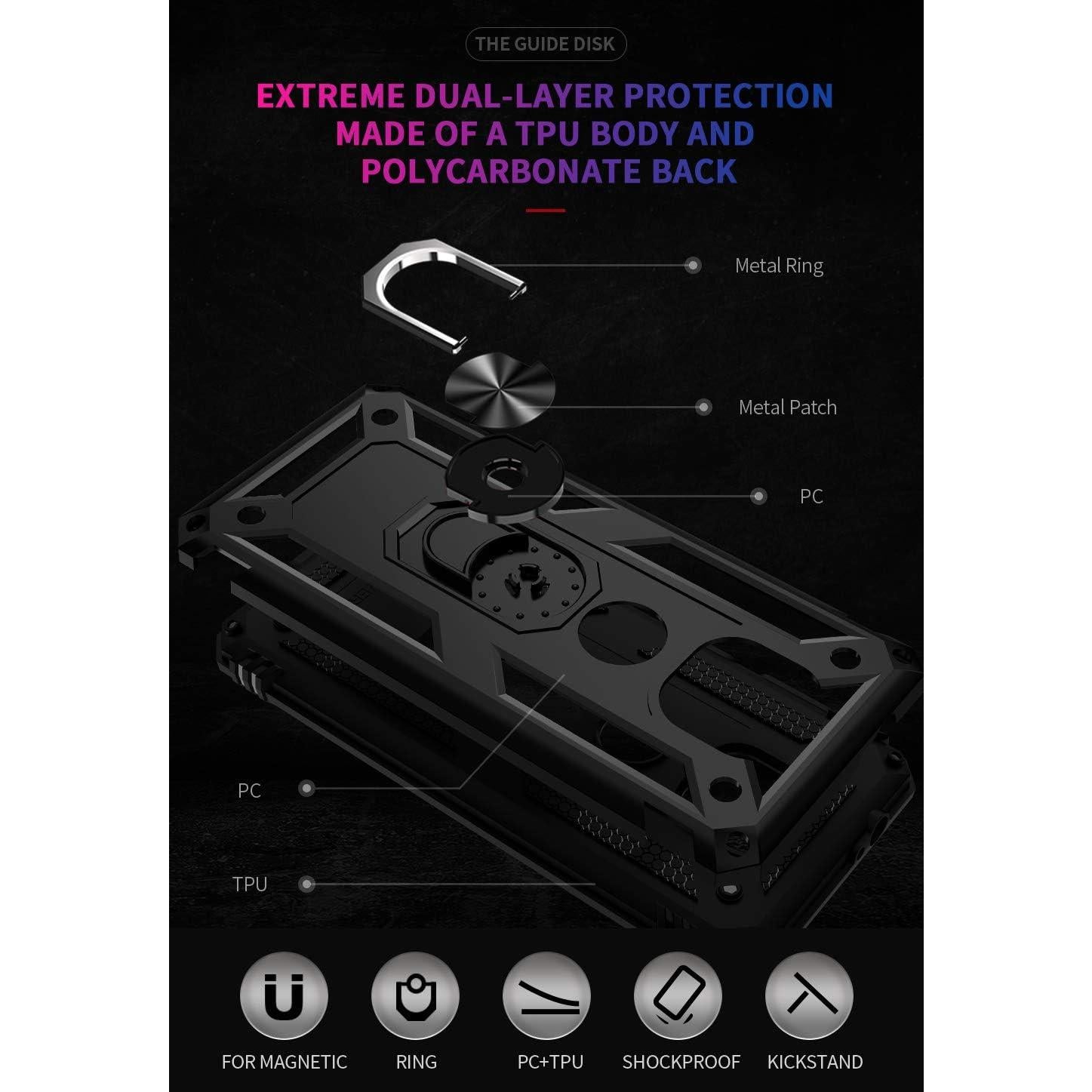 Funda HOOMIL para Moto G Power 2021 con 2 Protectores de Pantalla