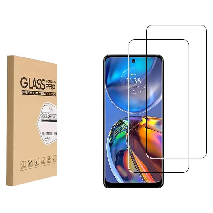 Protector de Pantalla Vidrio Templado Motorola Moto E32 / E32s - 2 Pcs