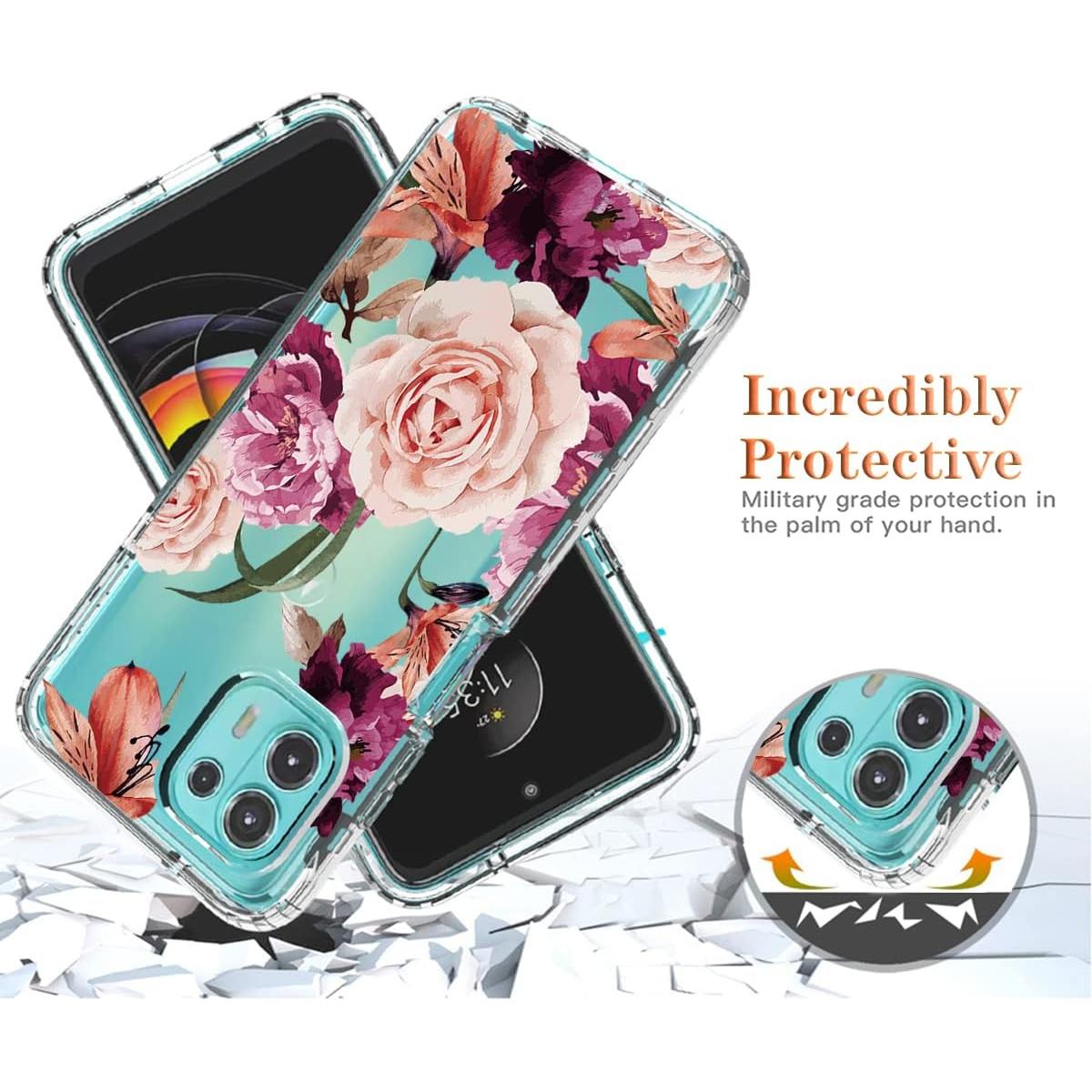 Funda Protectora para Moto Edge 20 Lite Yerebel con Protector de Pantalla