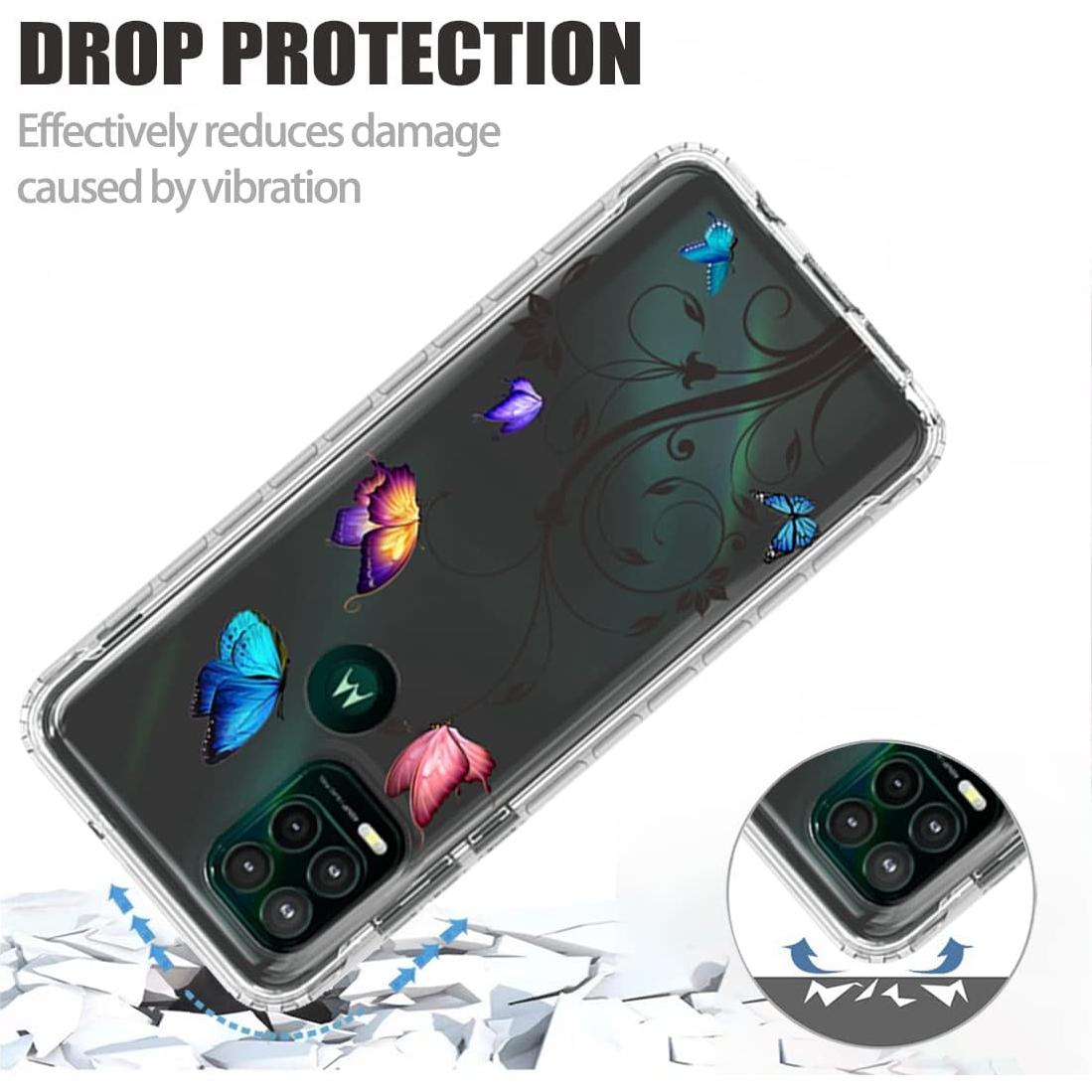 Funda Protectora para Moto G Stylus 5G 2021 Ueokeird con Vidrio Templado