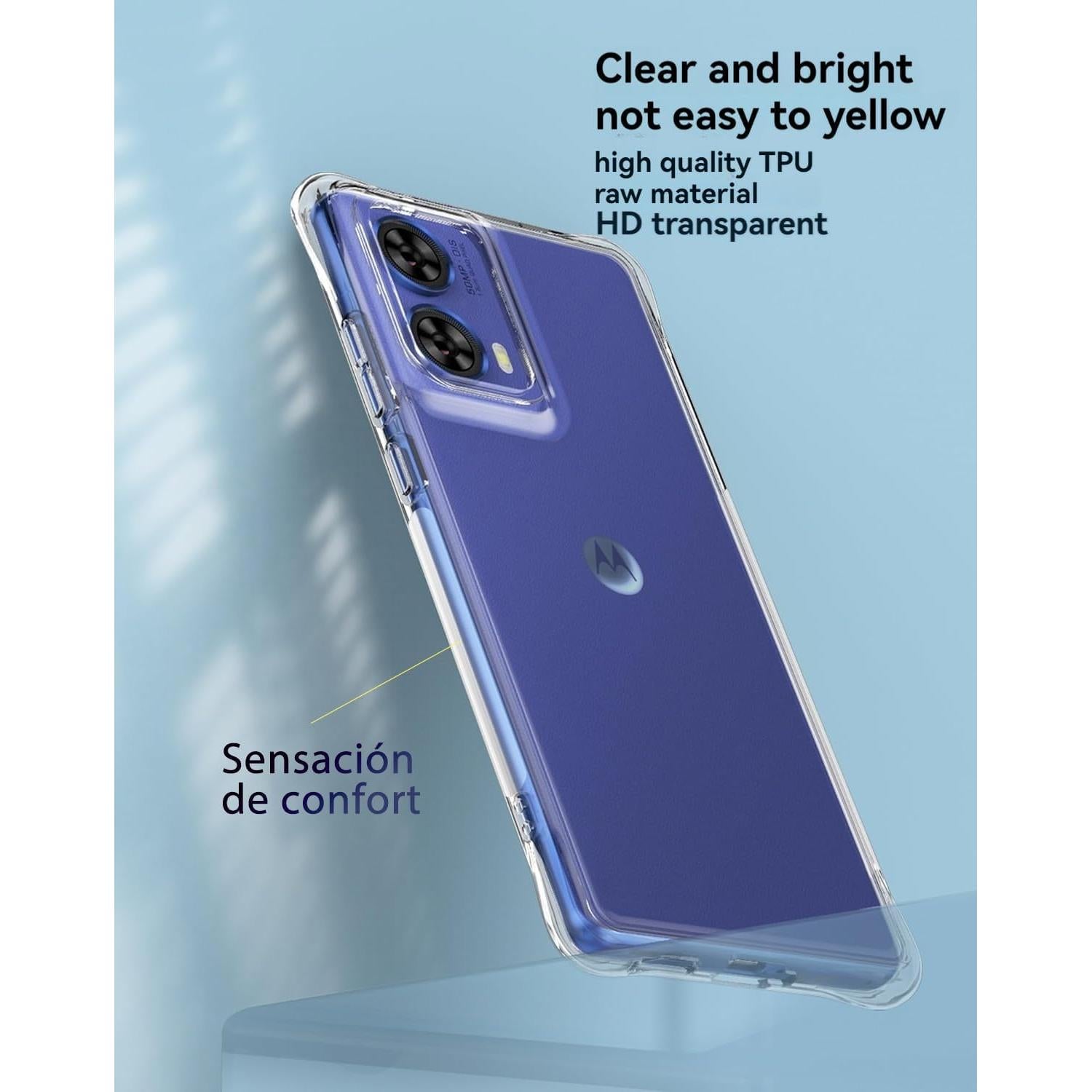 Funda TPU Transparente USTIYA para Motorola Moto G85 5G