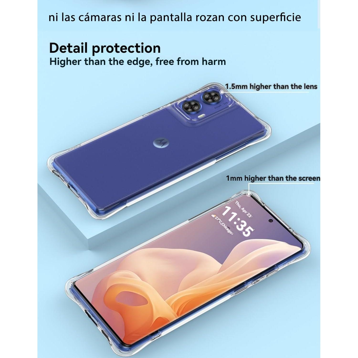 Funda TPU Transparente USTIYA para Motorola Moto G85 5G