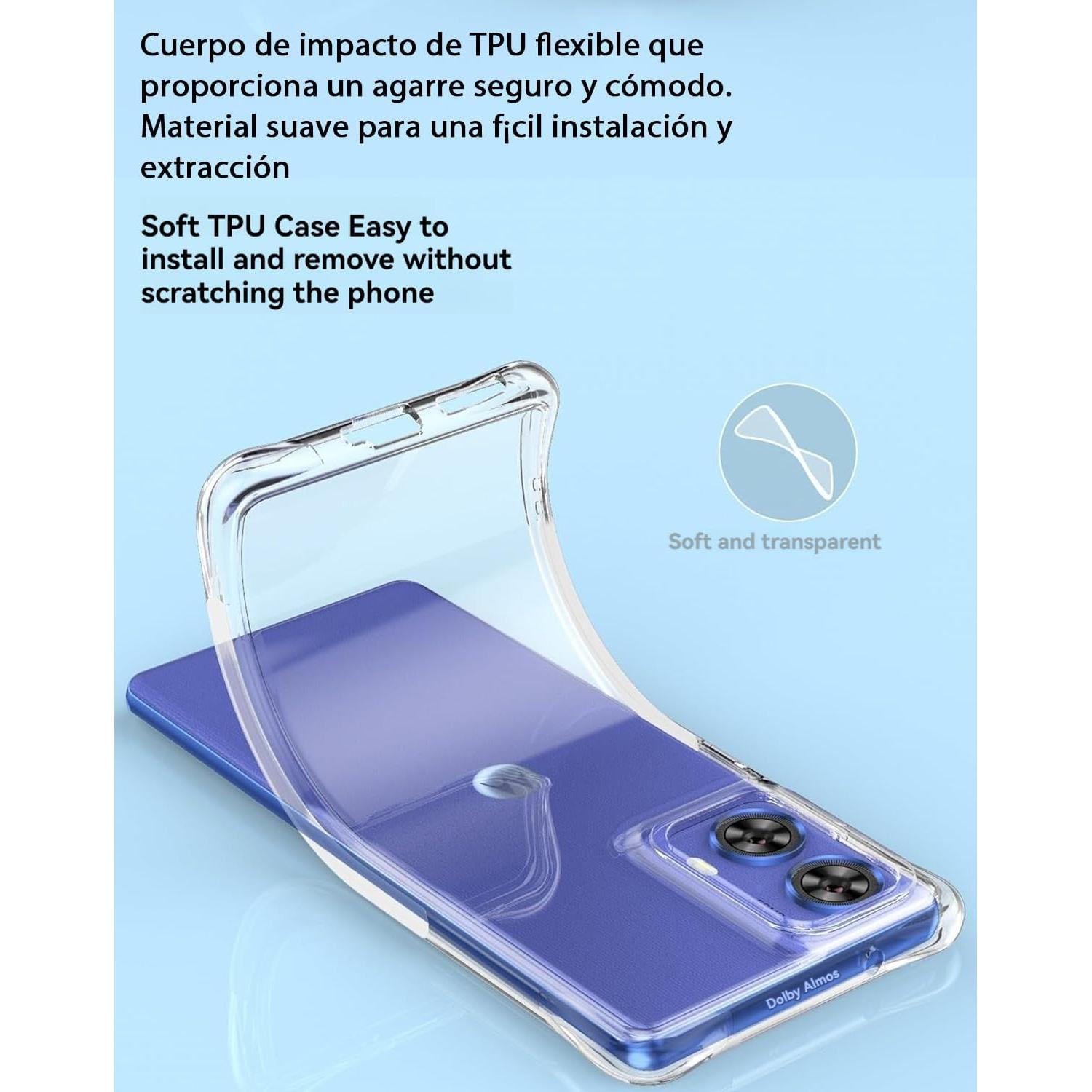 Funda TPU Transparente USTIYA para Motorola Moto G85 5G