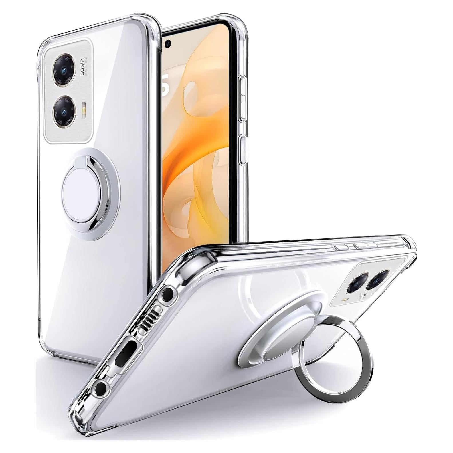 Funda Transparente Silverback para Moto G Stylus 5G 2024 con Soporte