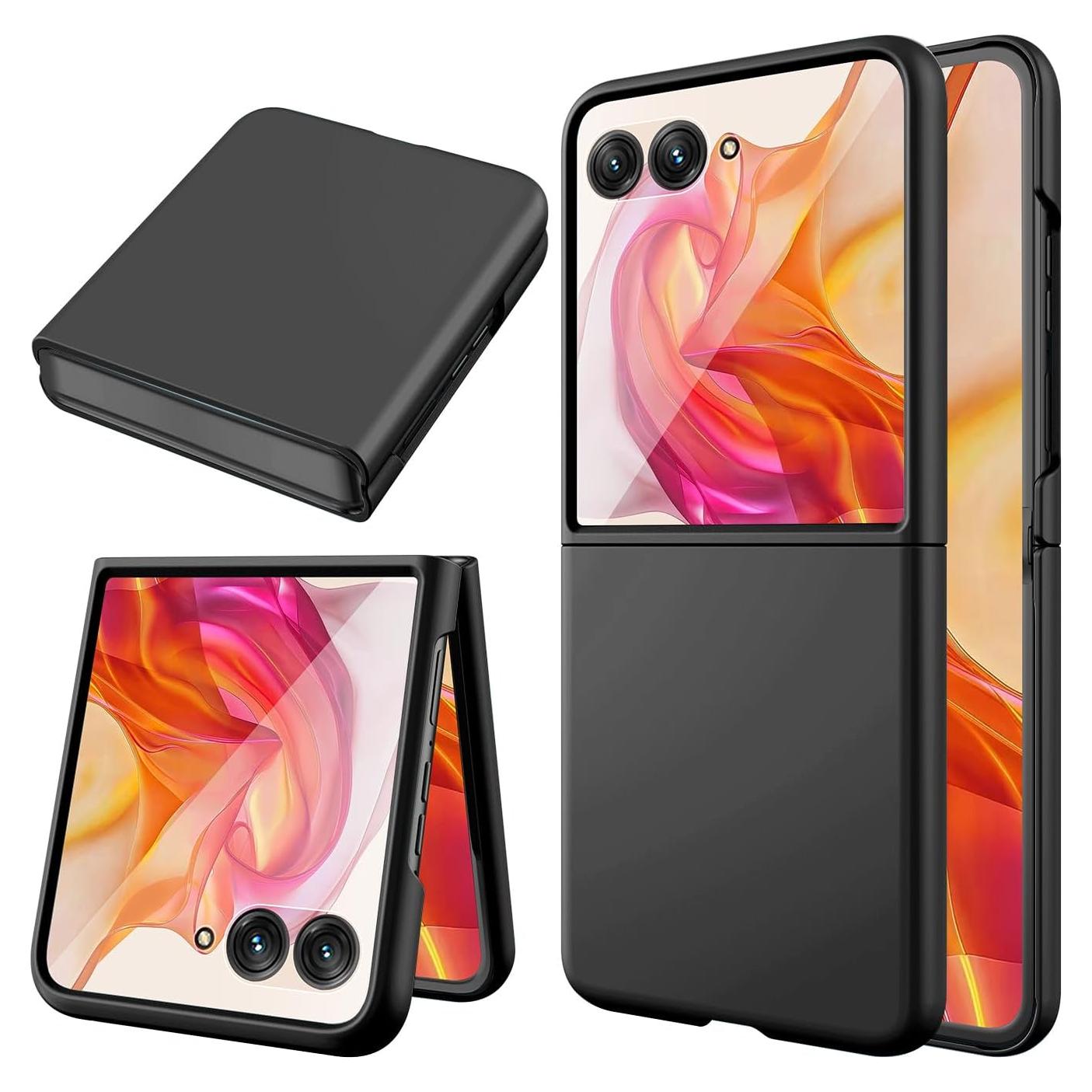 Funda para Motorola Razr Plus 2024 con protector de pantalla