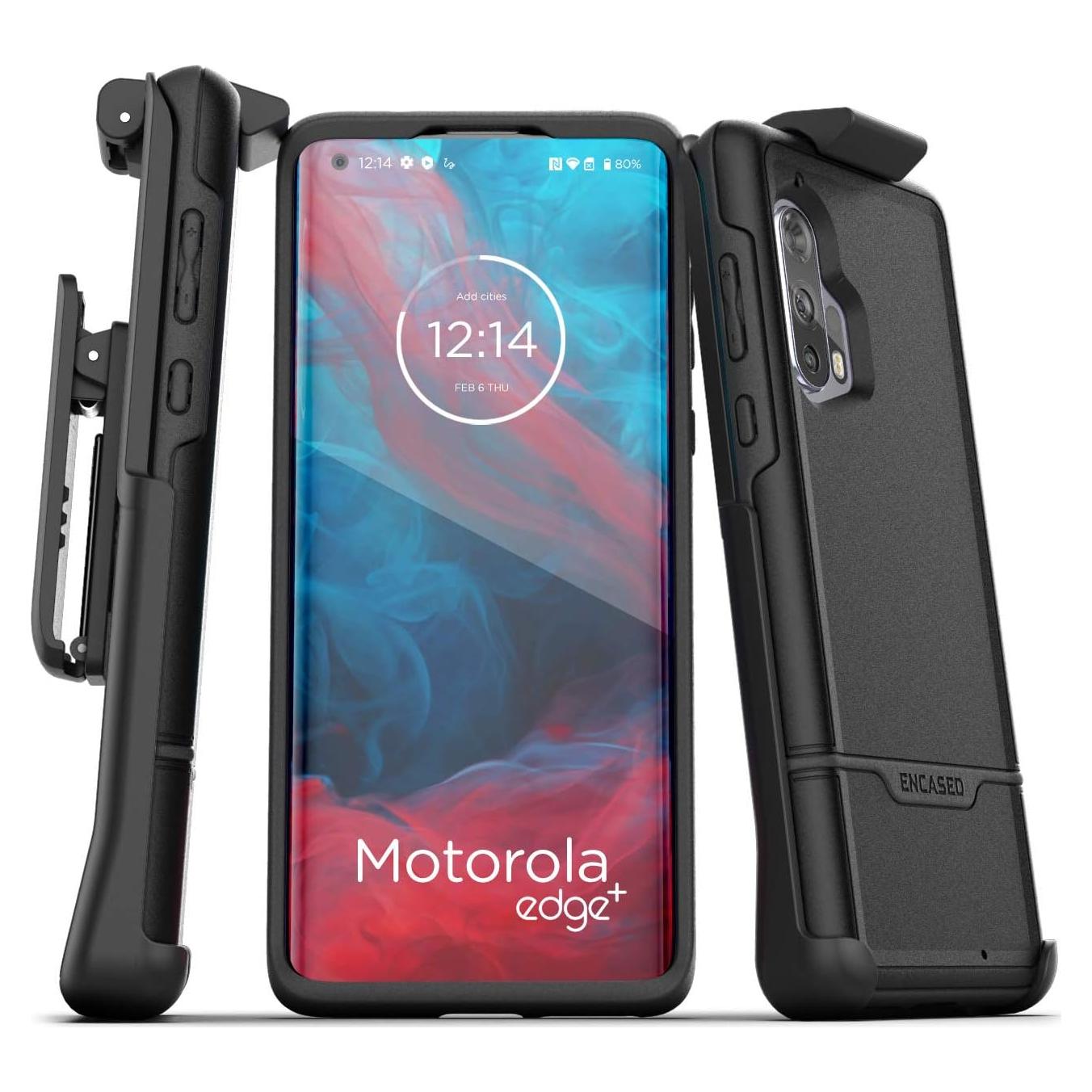 Funda Protectora Encased para Motorola Edge Plus 2020 - Negro