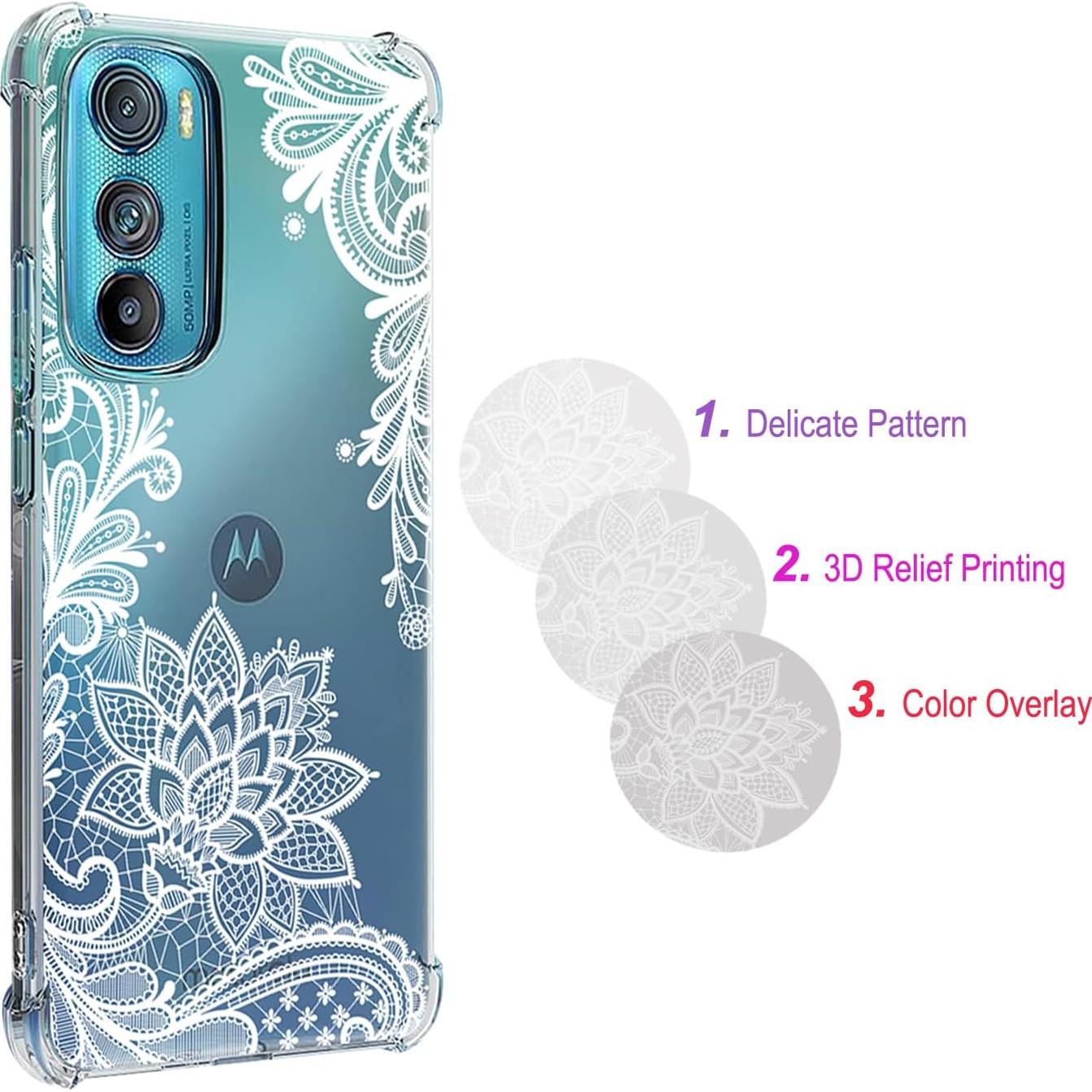 Funda protectora TPU Mandala para Moto Edge 2022 5G