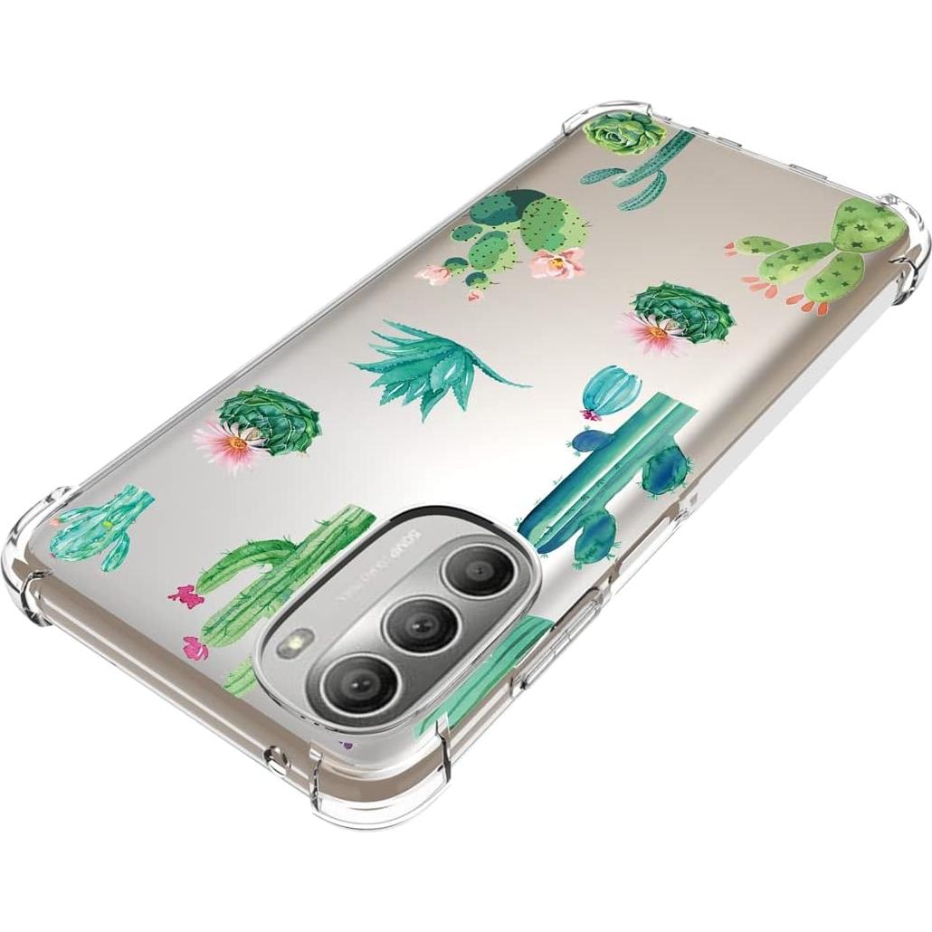 Funda TPU transparente para Moto G 5G 2022 - Yodueiv Cactus