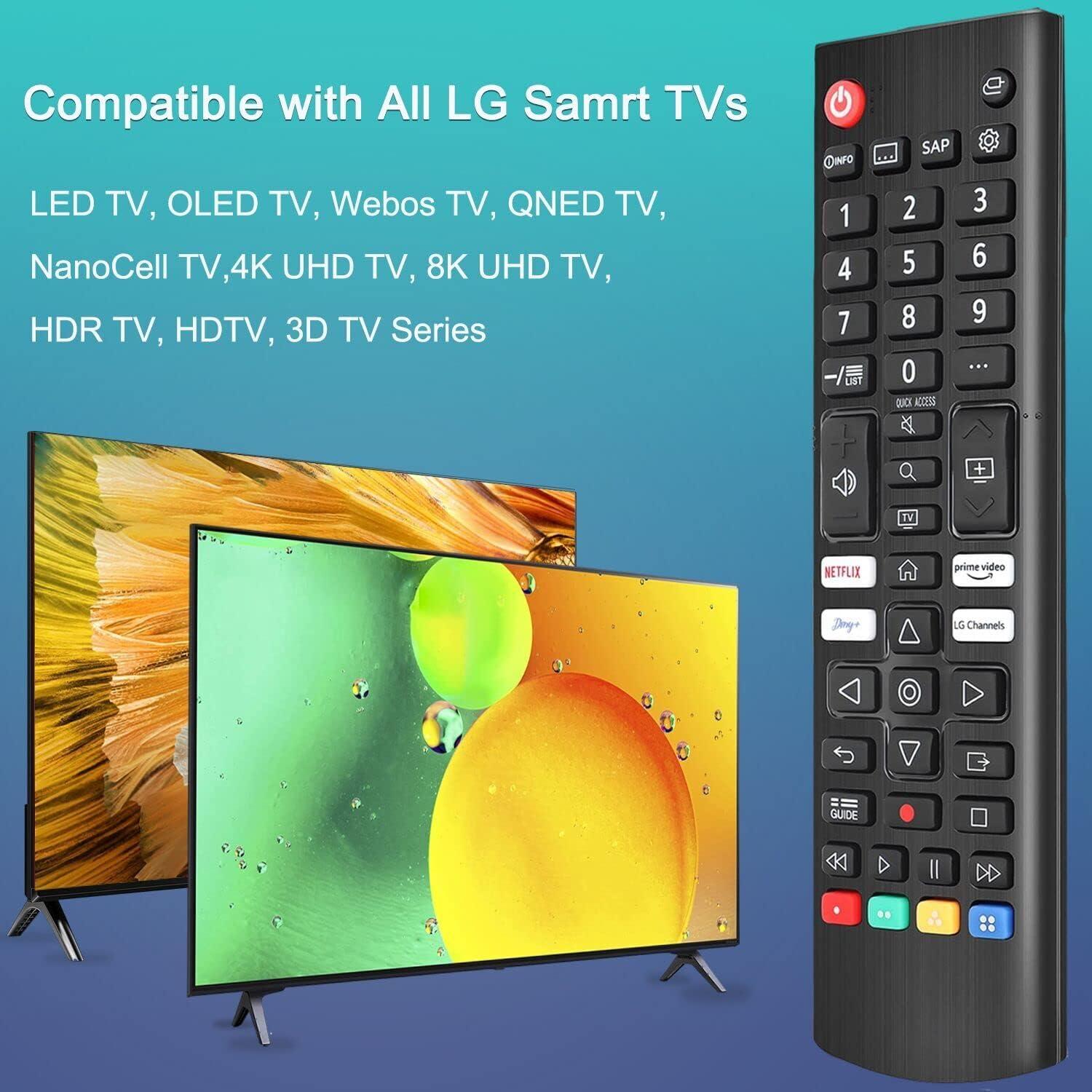 Control Remoto Universal LG con Funda Protectora - Compatible con TV 4K 8K