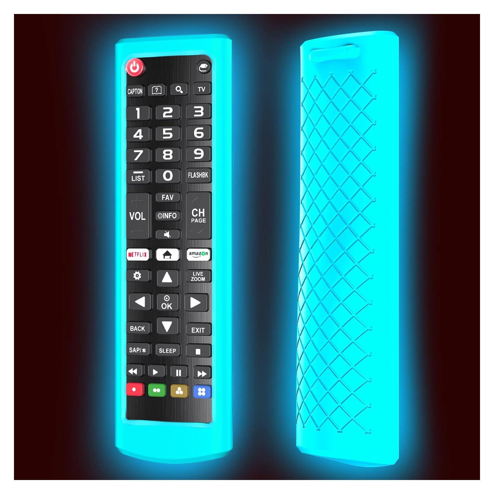 Funda de silicona azul para control remoto LG AKB75095307
