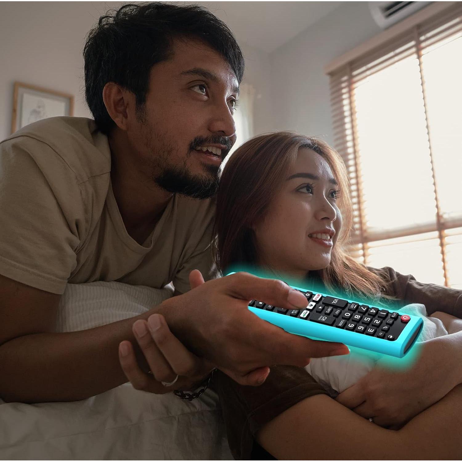 Funda de silicona azul para control remoto LG AKB75095307