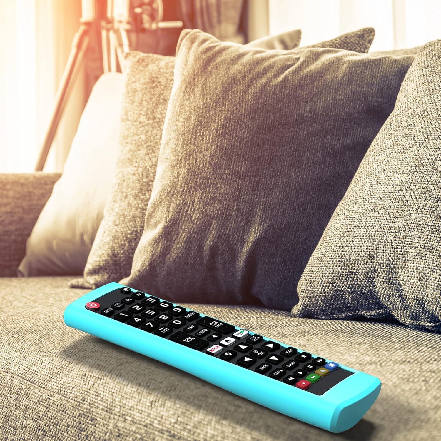 Funda de silicona azul para control remoto LG AKB75095307