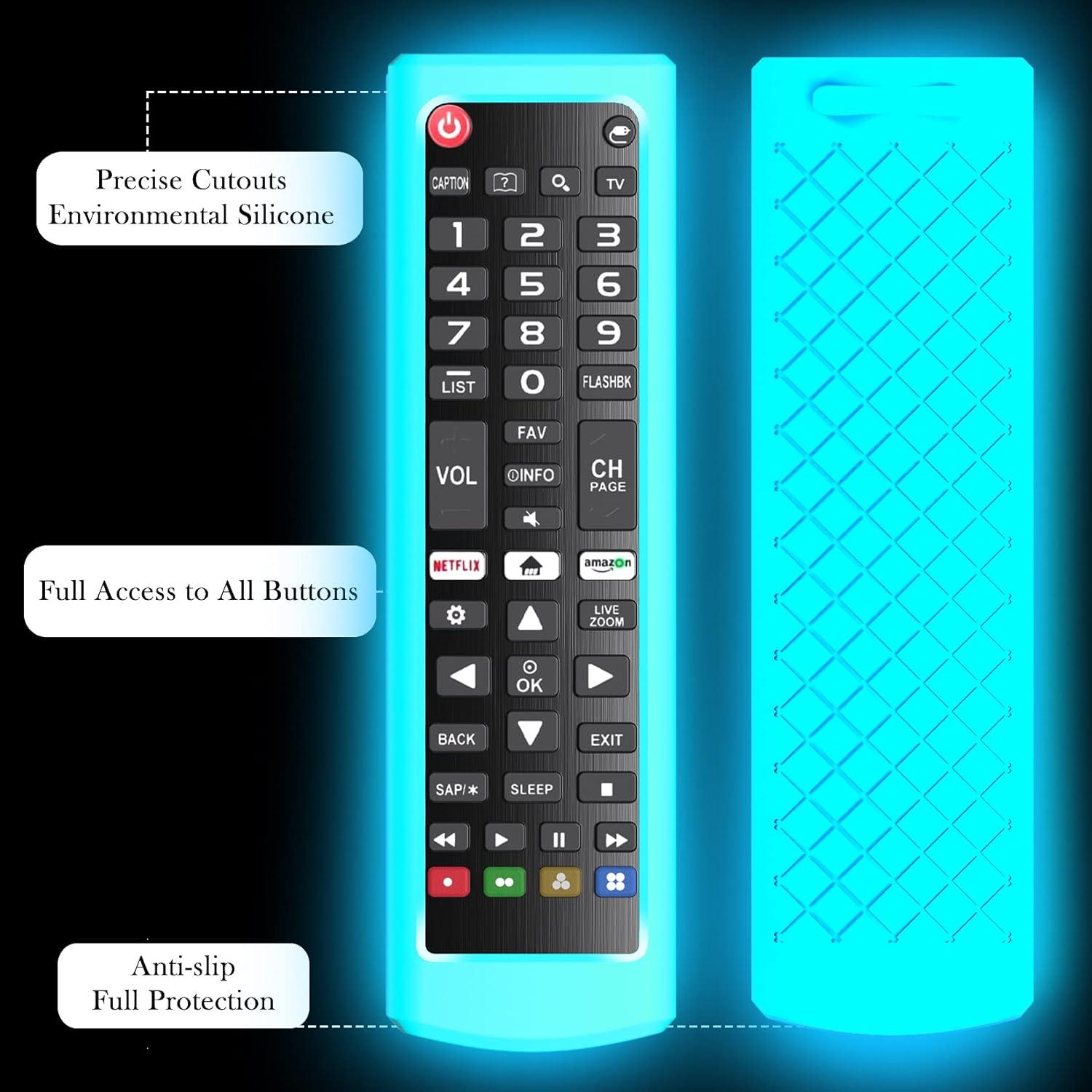 Funda de silicona azul para control remoto LG AKB75095307