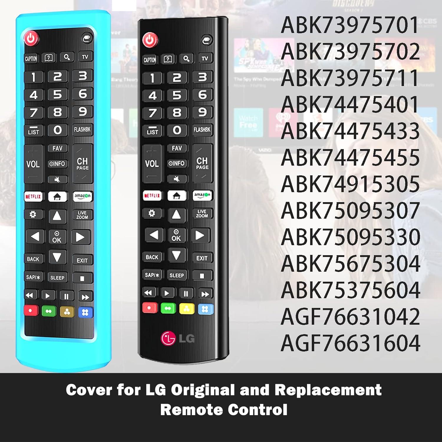 Funda de silicona azul para control remoto LG AKB75095307