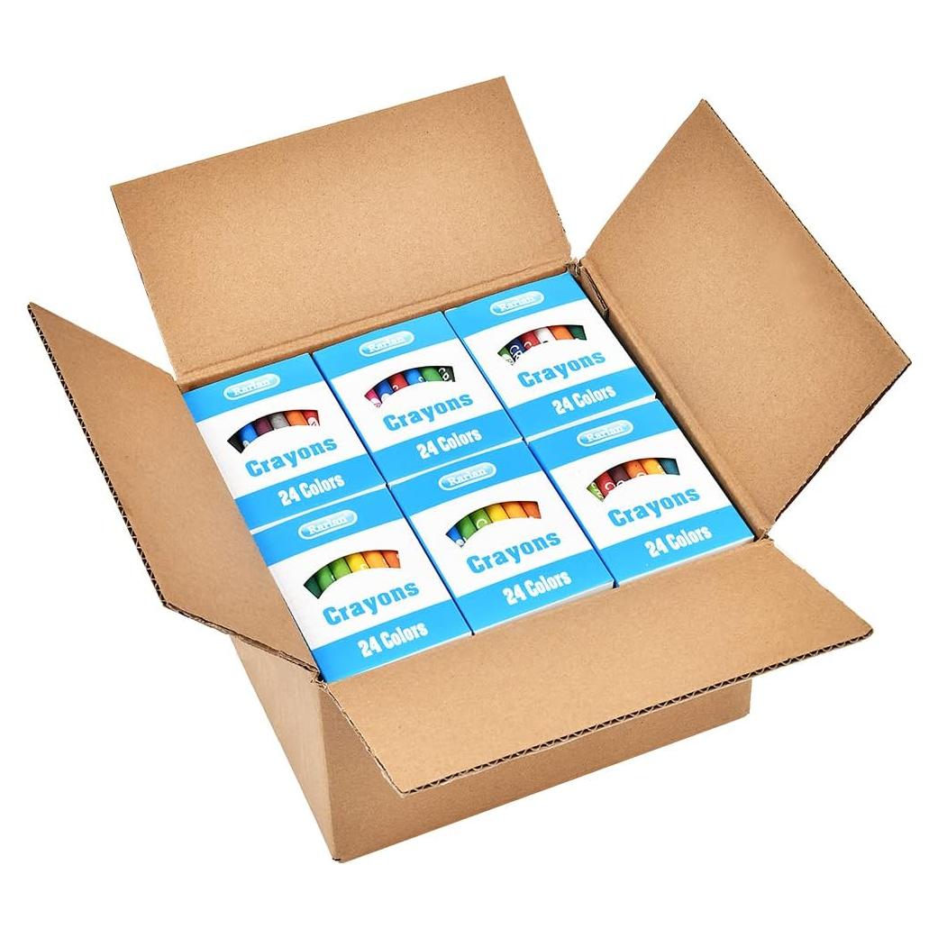 Crayones Rarlan 720 unidades en 30 paquetes de 24 colores