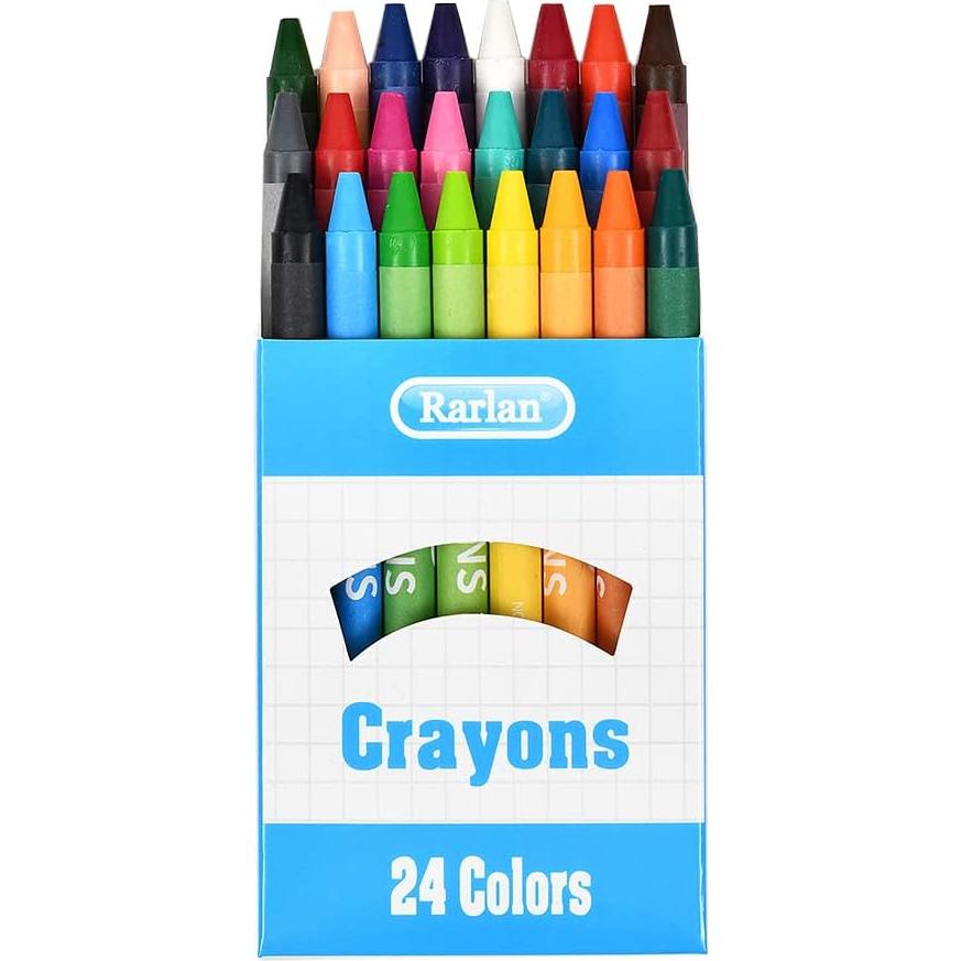Crayones Rarlan 720 unidades en 30 paquetes de 24 colores