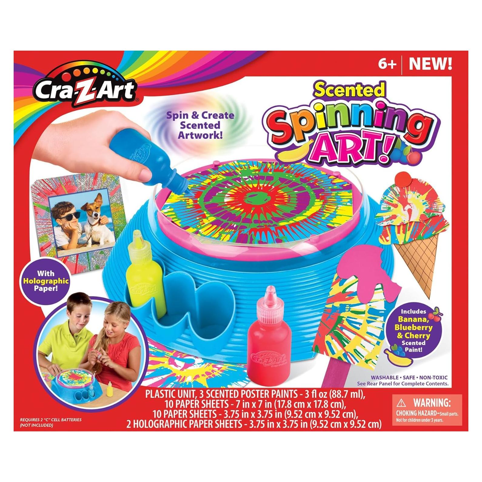 Máquina de Arte Giratoria Cra-Z-Art con Pinturas Aromatizadas