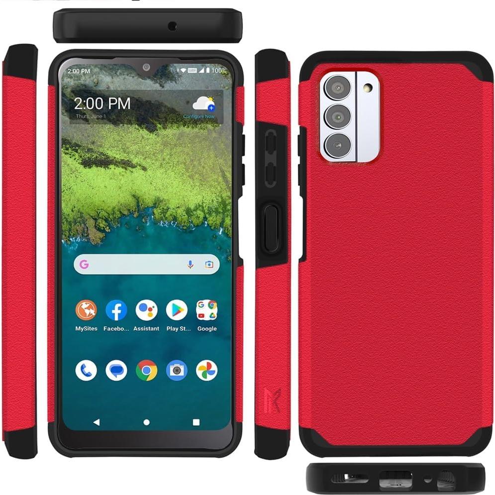 Funda HRWireless para Nokia G310 5G Roja A Prueba de Golpes