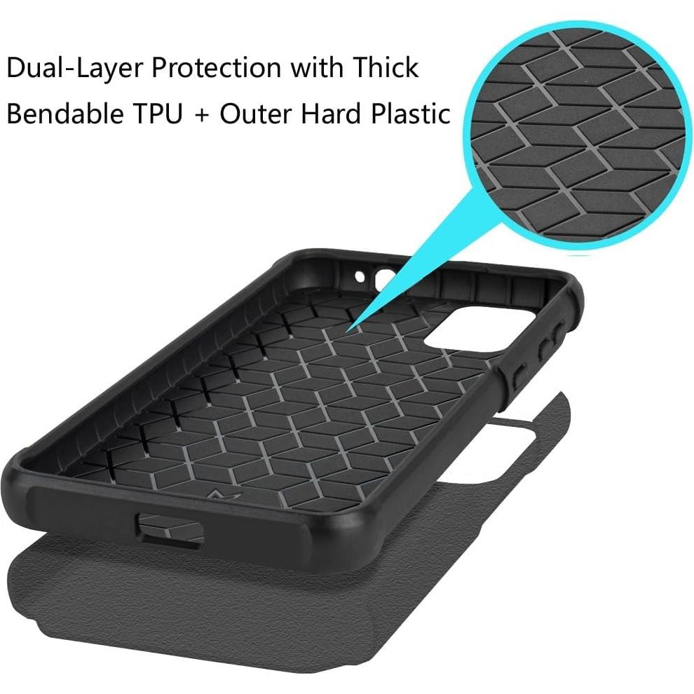 Funda HRWireless para Nokia G310 5G con Soporte y Cristal Templado