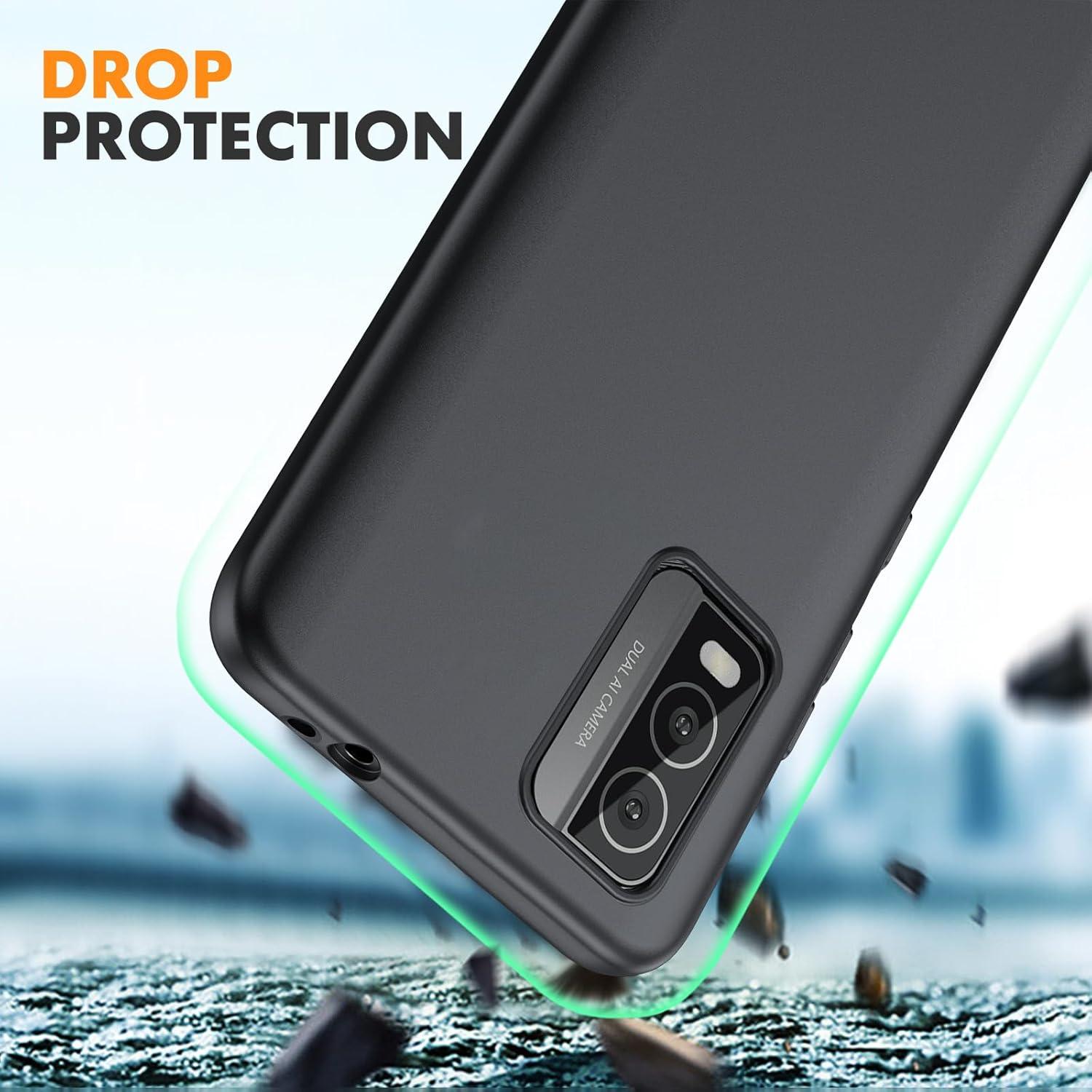 Funda de Silicona TPU para Nokia C210 con Protector de Pantalla