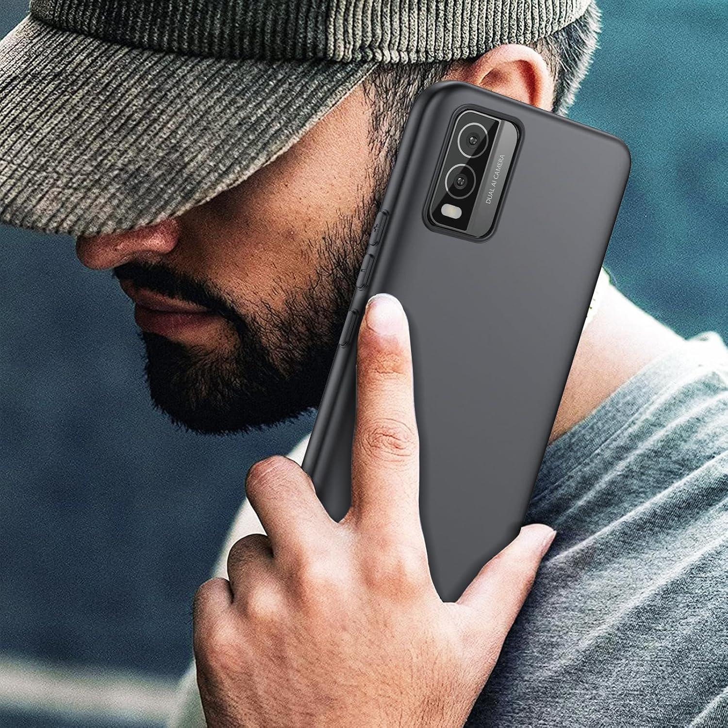 Funda de Silicona TPU para Nokia C210 con Protector de Pantalla