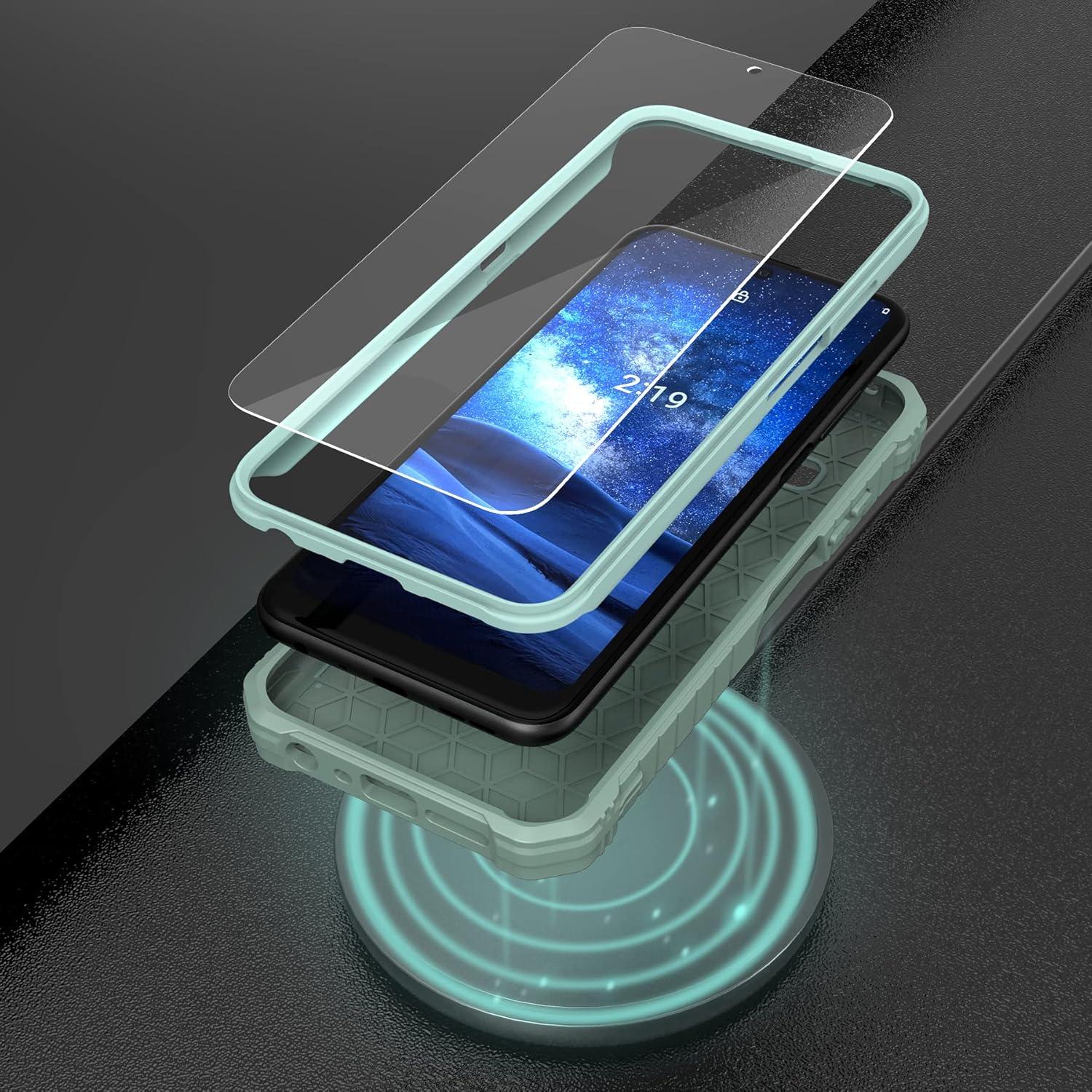 Funda ExoGuard para Nokia X100 - Protección Completa Verde