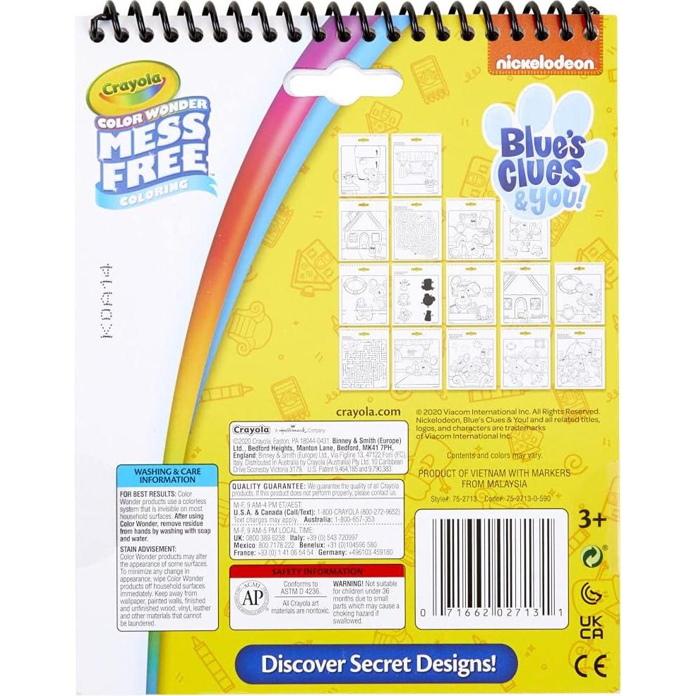 Cuaderno de Actividades Crayola Blues Clues 16 Páginas