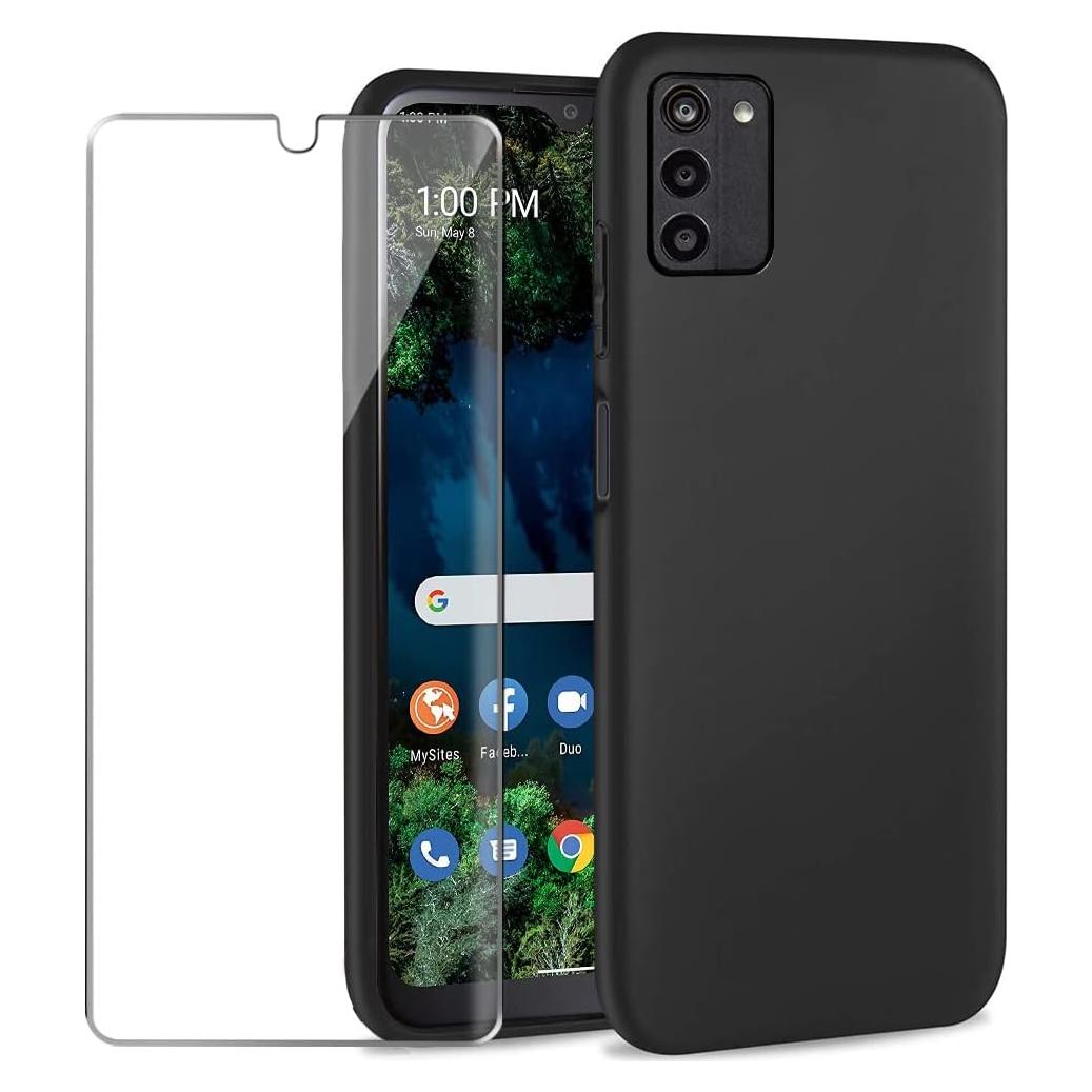 Funda Bumper Negra para Nokia G100 + Protector de Pantalla