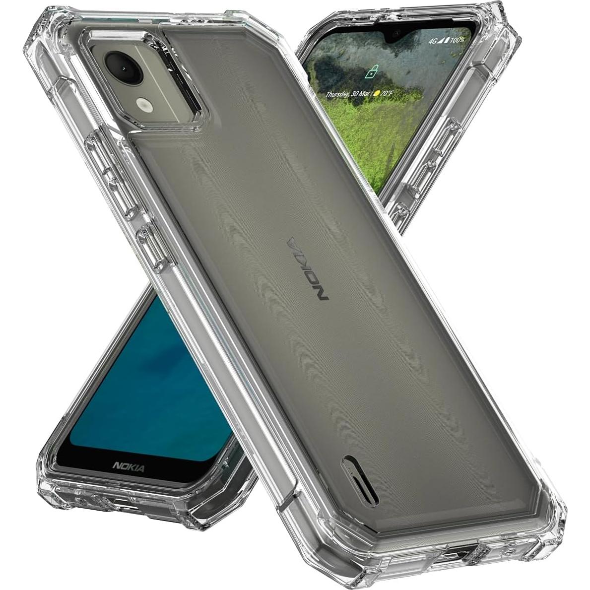 Funda híbrida para Nokia C110 con protector de pantalla