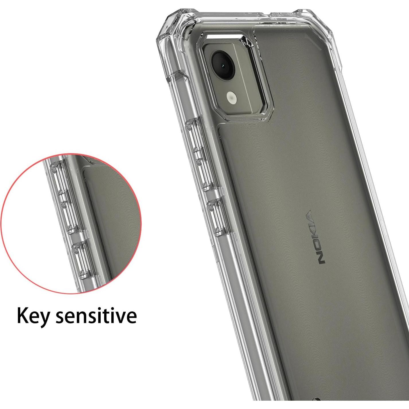 Funda híbrida para Nokia C110 con protector de pantalla