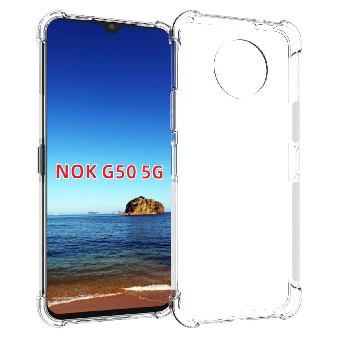 Funda Bumper Transparente USTIYA para Nokia G50 5G TPU