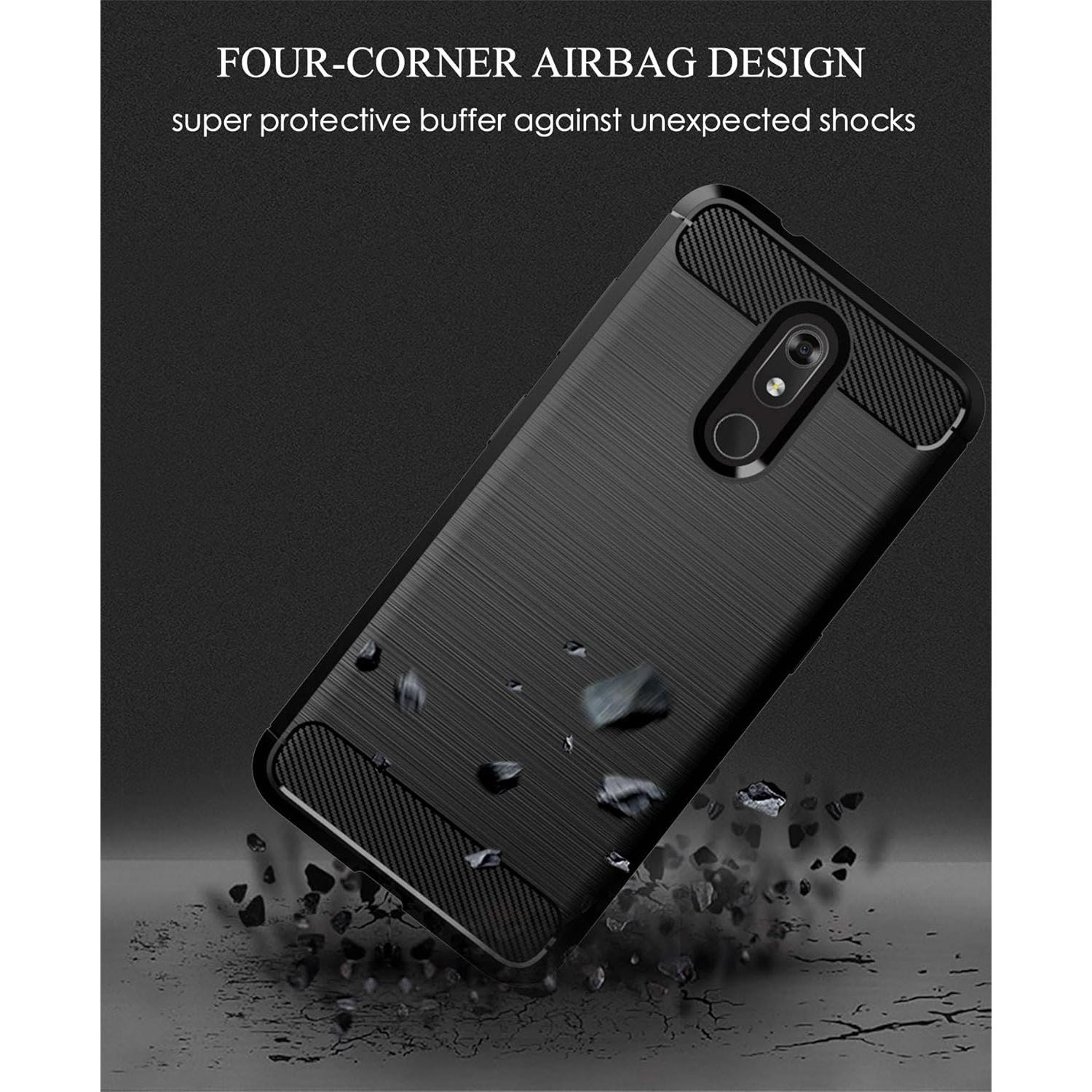 Funda TPU Negra para Nokia 3V/3.2 + 2 Protectores de Pantalla
