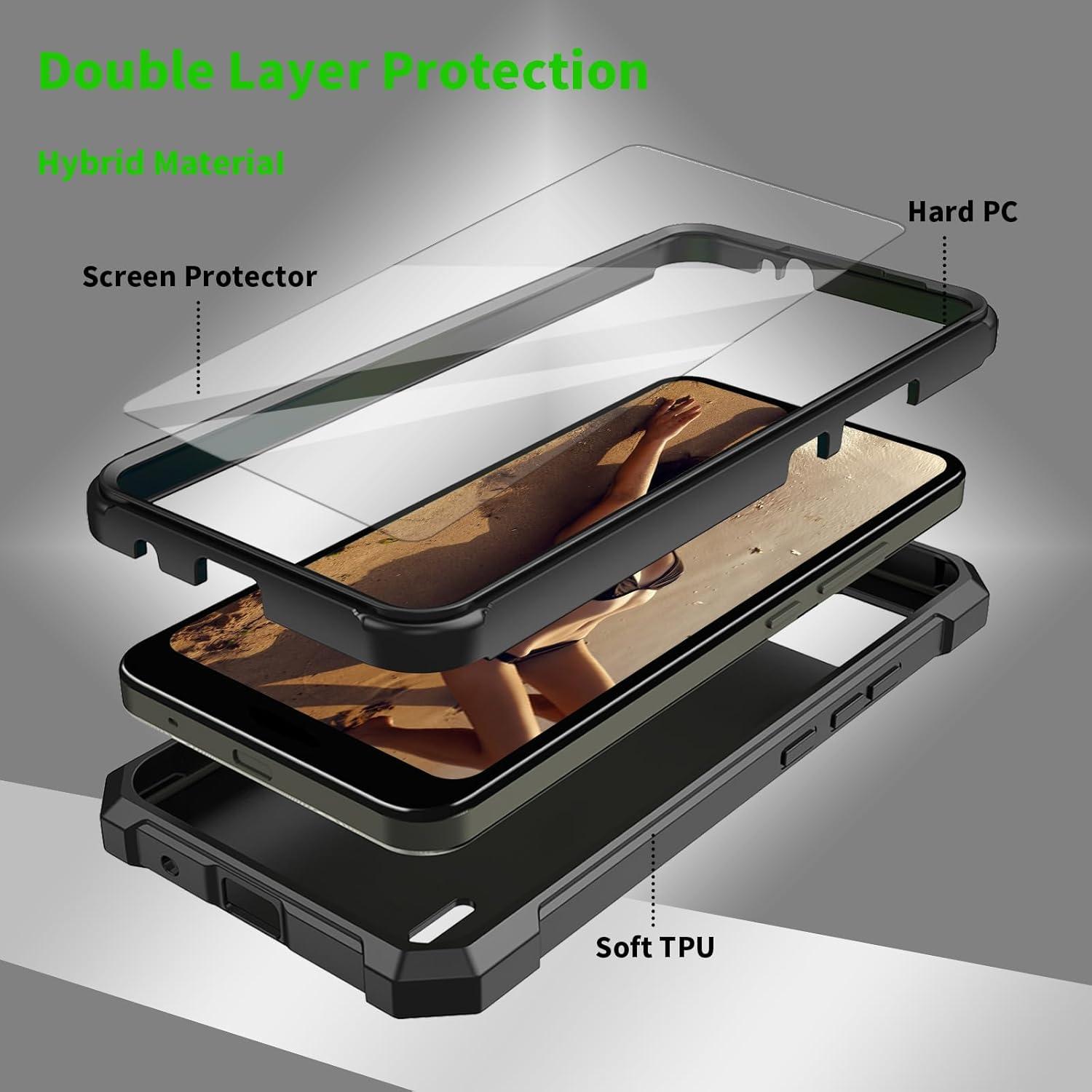 Funda Protectora para Nokia C210 2023 con Protector de Pantalla