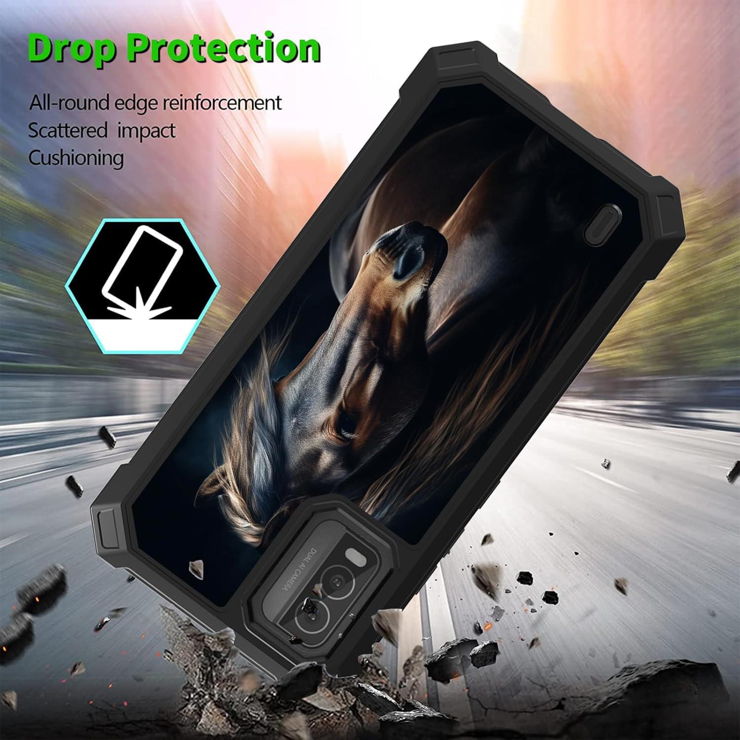 Funda Protectora para Nokia C210 2023 con Protector de Pantalla
