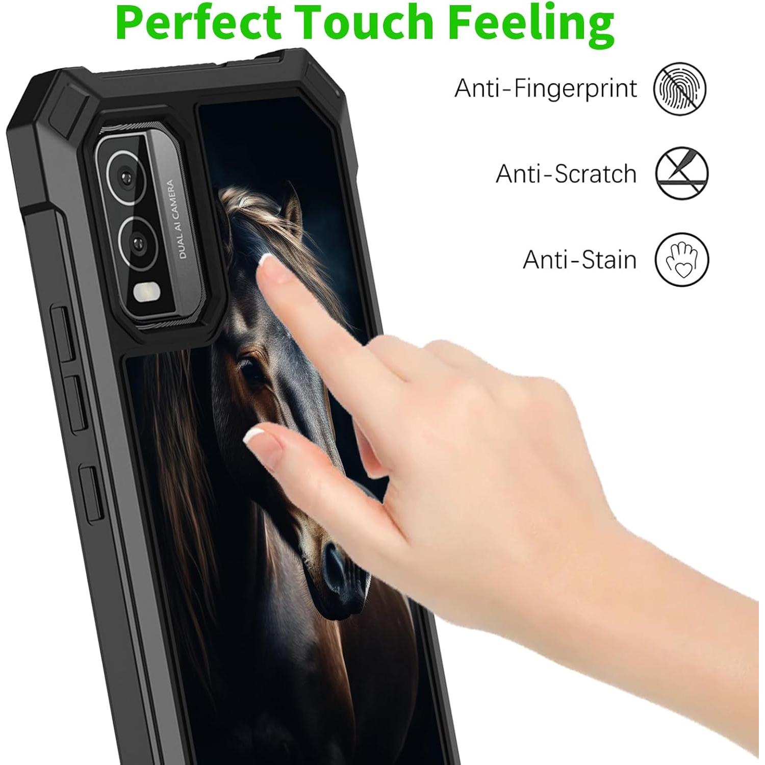 Funda Protectora para Nokia C210 2023 con Protector de Pantalla